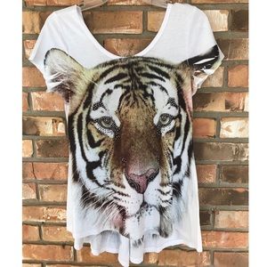 Big Bang Clothing Tiger Top    Medium